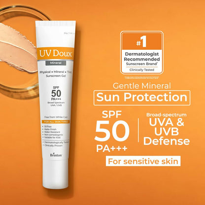 Brinton Uv Doux Tinted Mineral Sunscreen Spf 50 Pa+++
