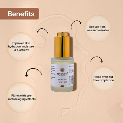 Glopetra Retinol 0.2% - Anti Ageing Serum For Face