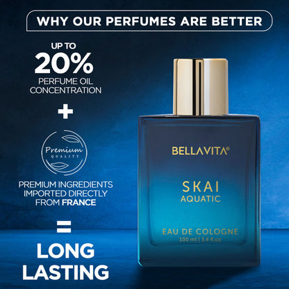 Bella Vita Skai Aquatic Unisex Eau De Cologne Perfume