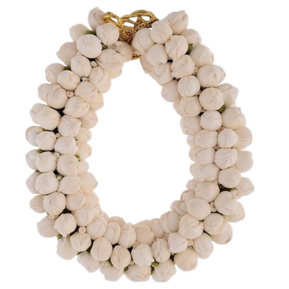 Aakarshan Jewels White Paper Gajra