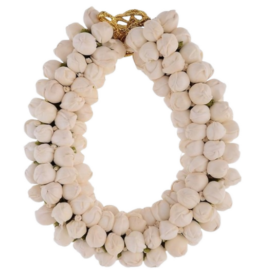 Aakarshan Jewels White Paper Gajra