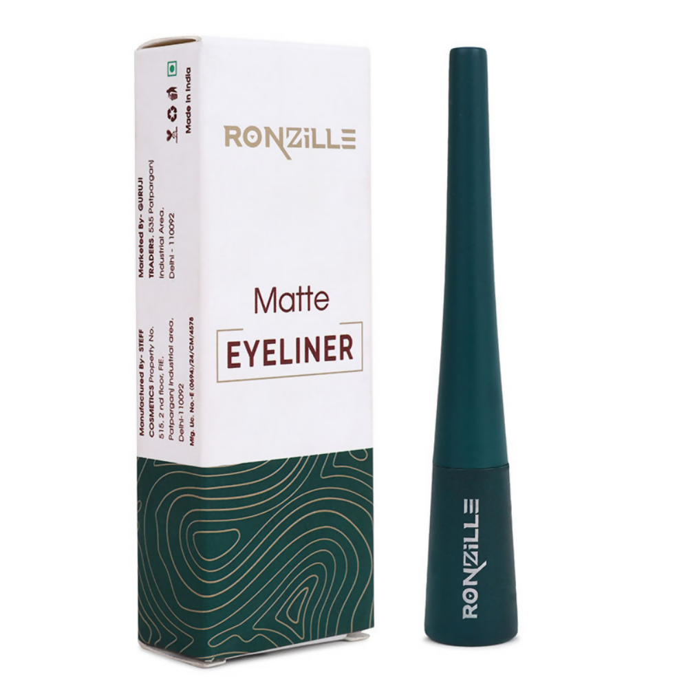 Ronzille Smudgeproof And Waterproof Liquid Matte Eyeliner - Green