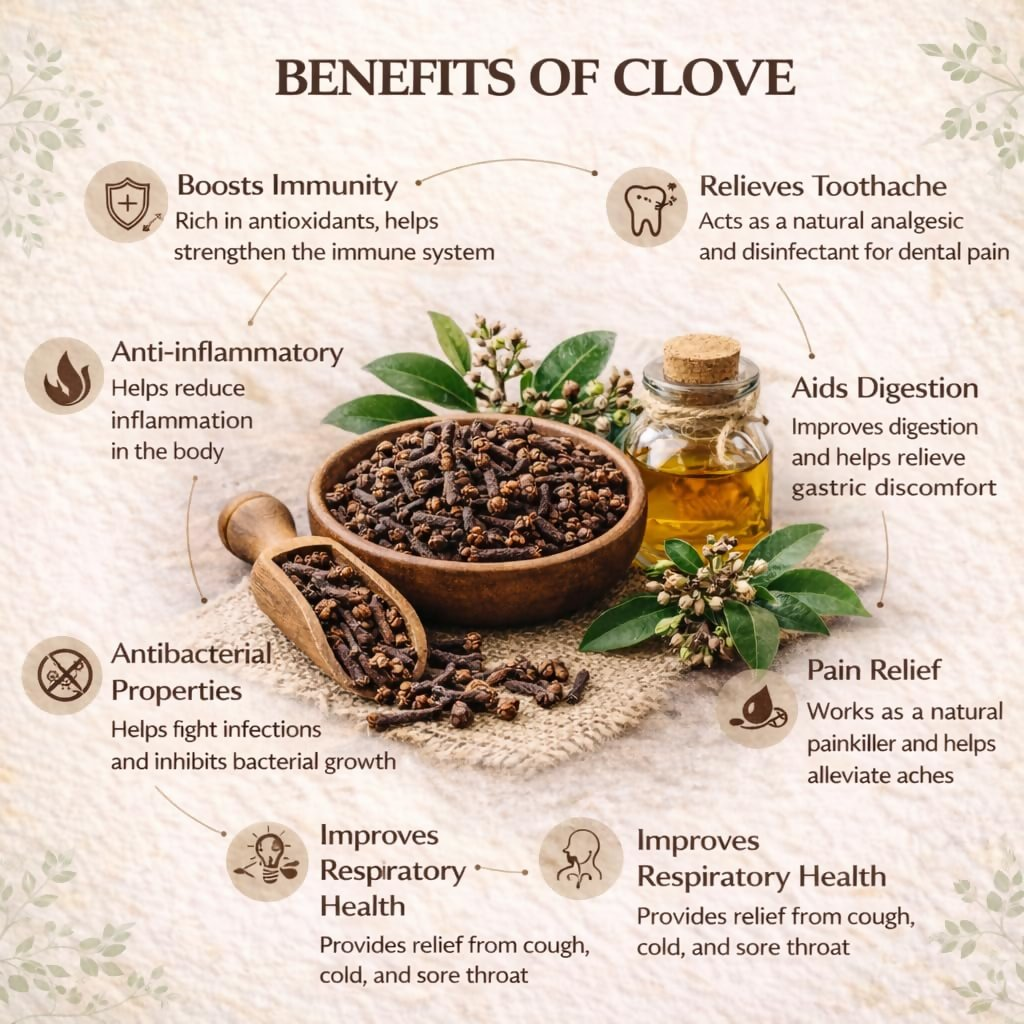 Village-Organica Clove (Laung) Whole  Handpicked