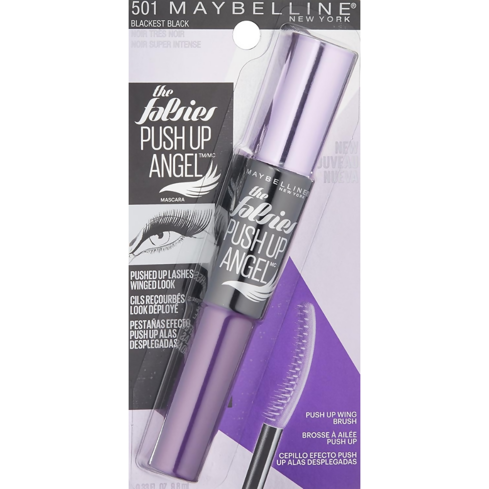 Maybelline New York The Falsies Push Up Angel Washable Mascara - Blackest Black