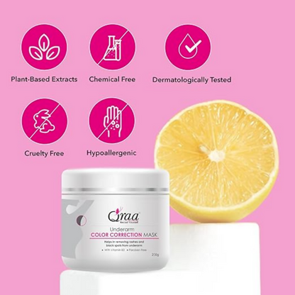 Qraa Underarm Brightening Color Correction Mask