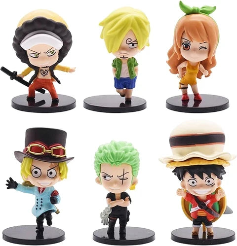ONE PIECE Set Of 6 Action Figures SET A | 10 Cms |