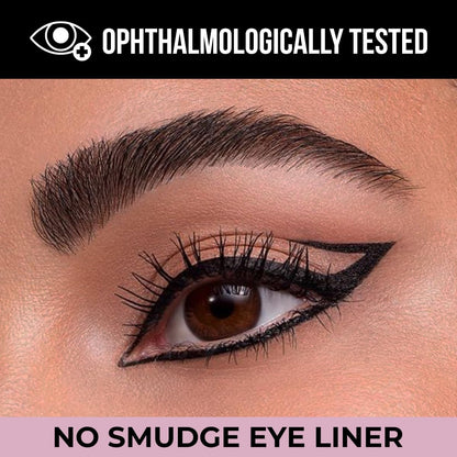 No Smudge Eyeliner - Intense Matte Black | Waterproof 4ml