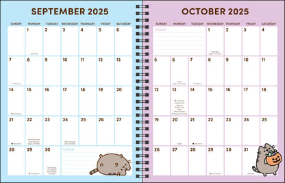 Pusheen 16-Month 2025-2026 Weekly/Monthly Planner Calendar: You Look Great 