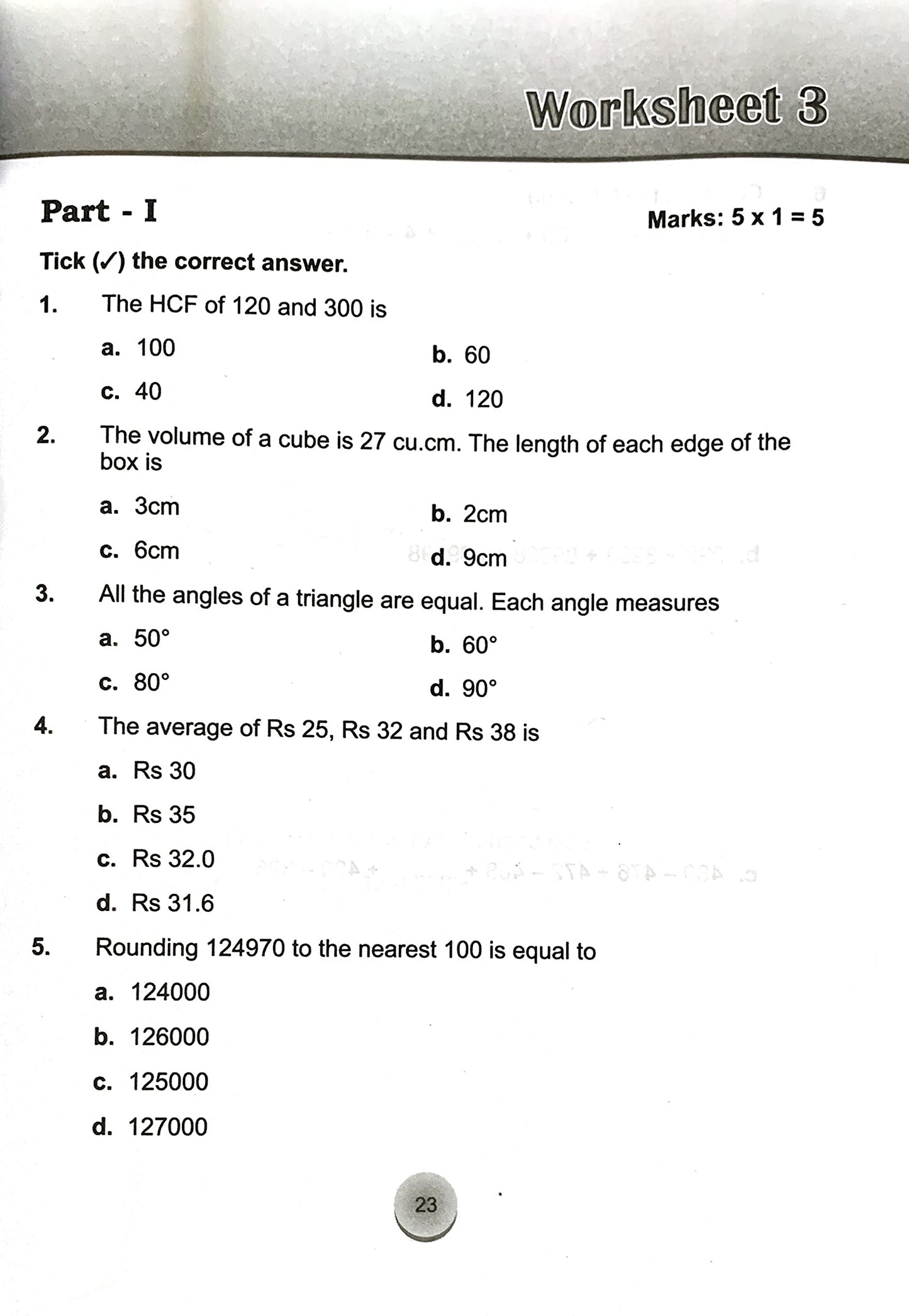 Maths Olympiad Challenger-3.