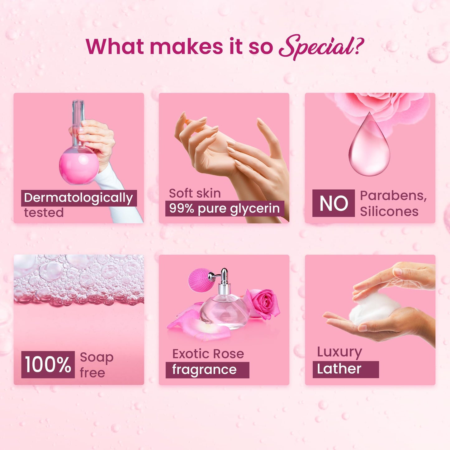 Exfoliating Shower Gel with Damask Rose & Jojoba Oil - 250ml