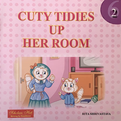Cuty Ties Her Room Up-2.