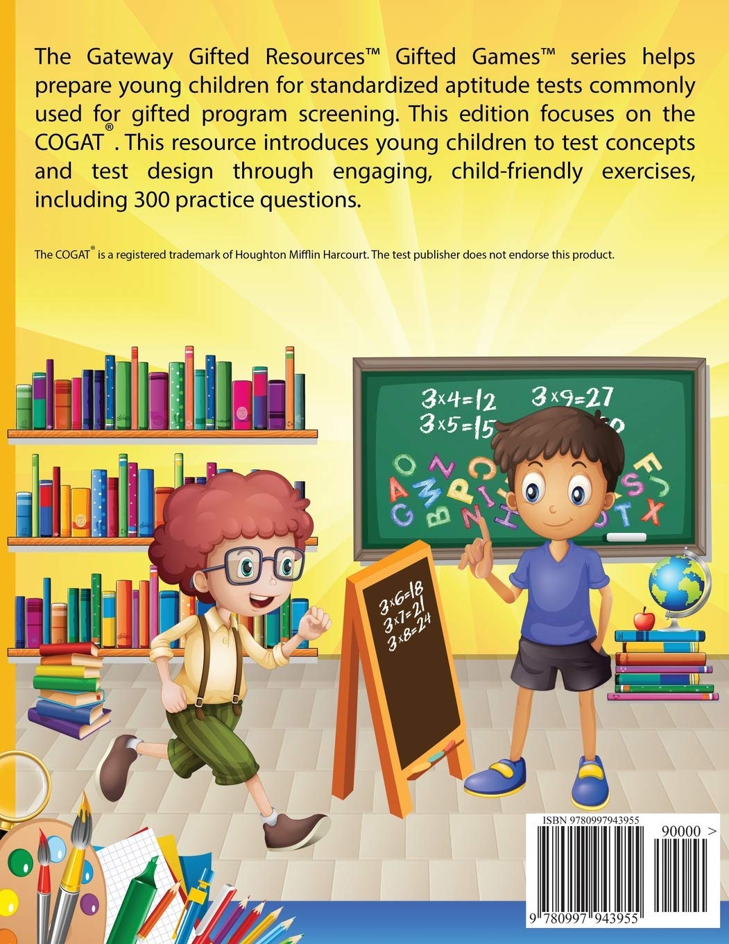 Gifted and Talented COGAT Test Prep Grade 2: Gifted Test Prep Book for the COGAT Level 8; Workbook for Children in Grade 2 