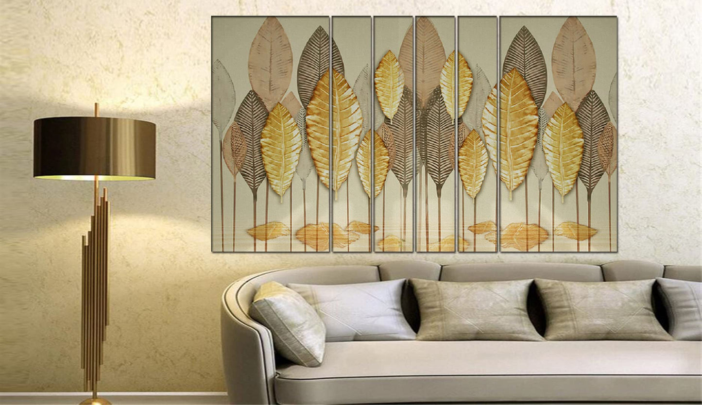 Wall Painting Modern Textured Art 60inch x 36inch Wooden Framed for Living Room Bedroom Office Decor