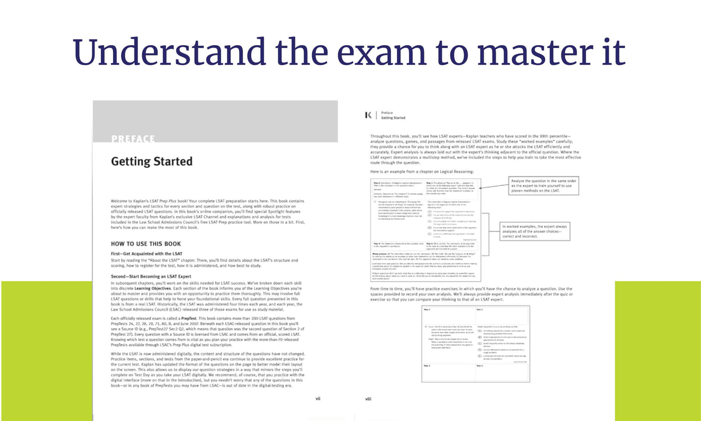 LSAT Premium Prep (2025) Kaplan Test Prep: Master the Digital LSAT with Exclusive 99th-Percentile Instructor Videos, Data-Driven Strategies, and Official Practice
