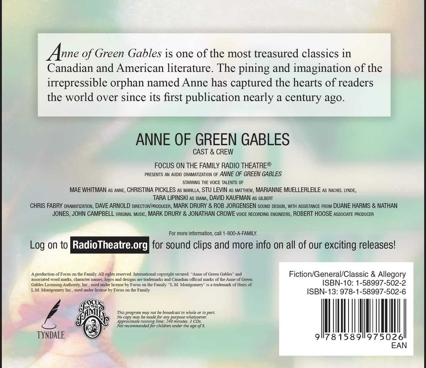 Anne of Green Gables (Radio Theatre)
