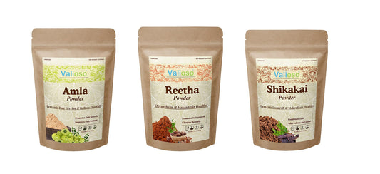 Amla, Reetha & Shikakai Herbal Hair Pack - 300g (Pack of 3)