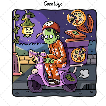 Spooky Cutie: Vol. 2 Coloring Book for Adults and Teens Featuring Lovely Creepy Creatures in Cozy Moments for Relaxation