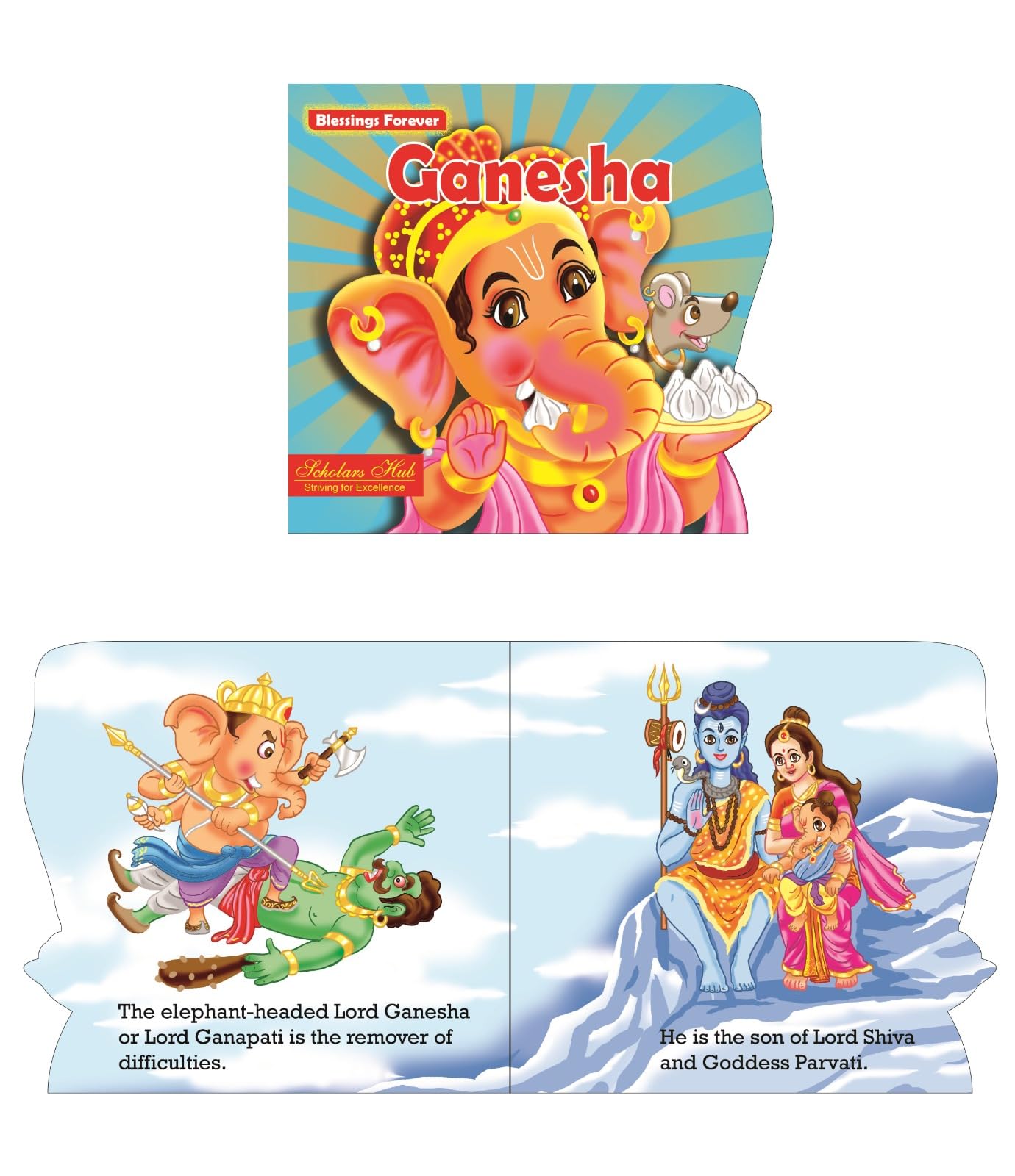 Blessings Forever- Lord Ganesha (Die-Cut Board Book)