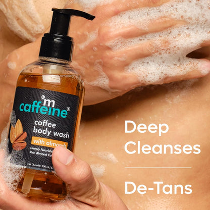 Coffee Body Wash Trio for Deep Cleansing & Tan Removal - 600ml