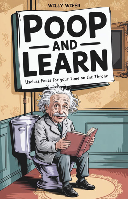 Poop and Learn: Useless Facts for Your Time on the Throne | Funny Toilet Book | Perfect Gag Gift For Curious Minds 