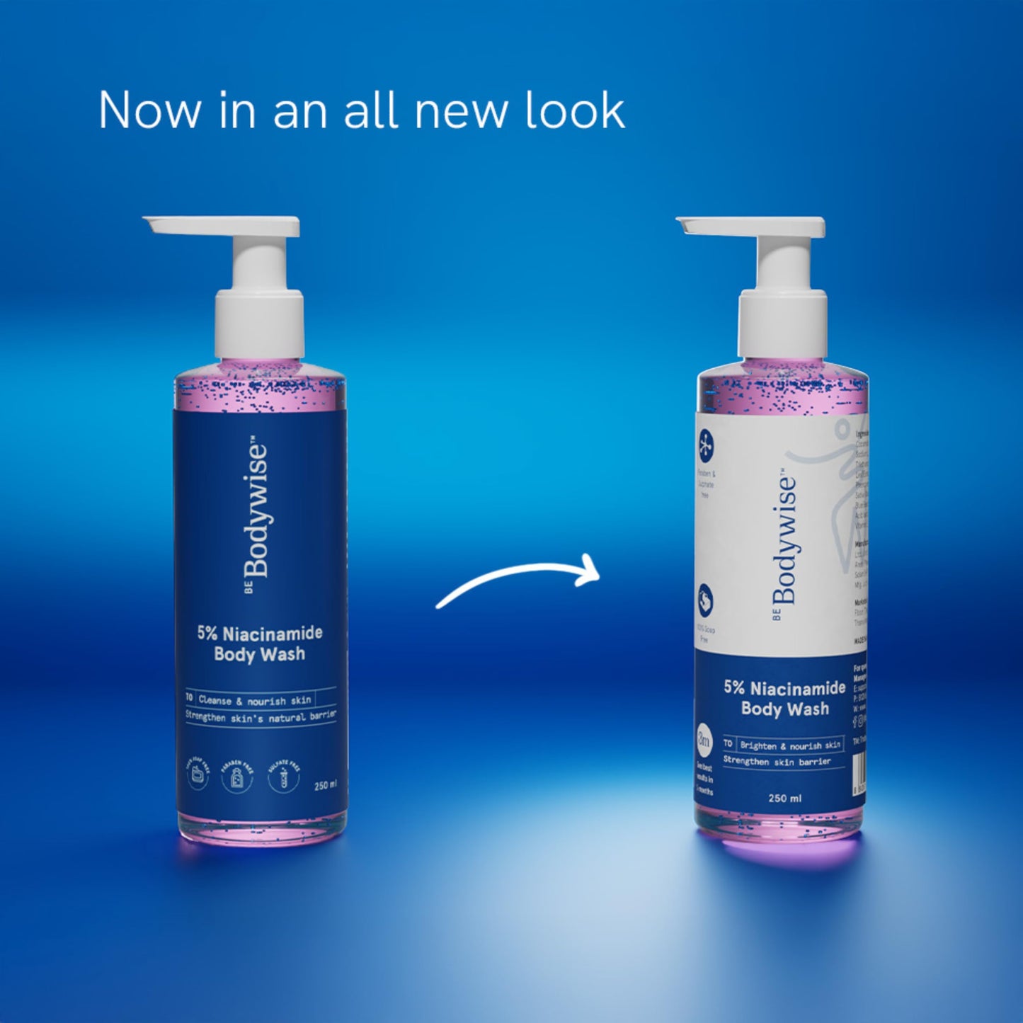 5% Niacinamide Body Wash - Hydrates & Brightens Skin 250ml