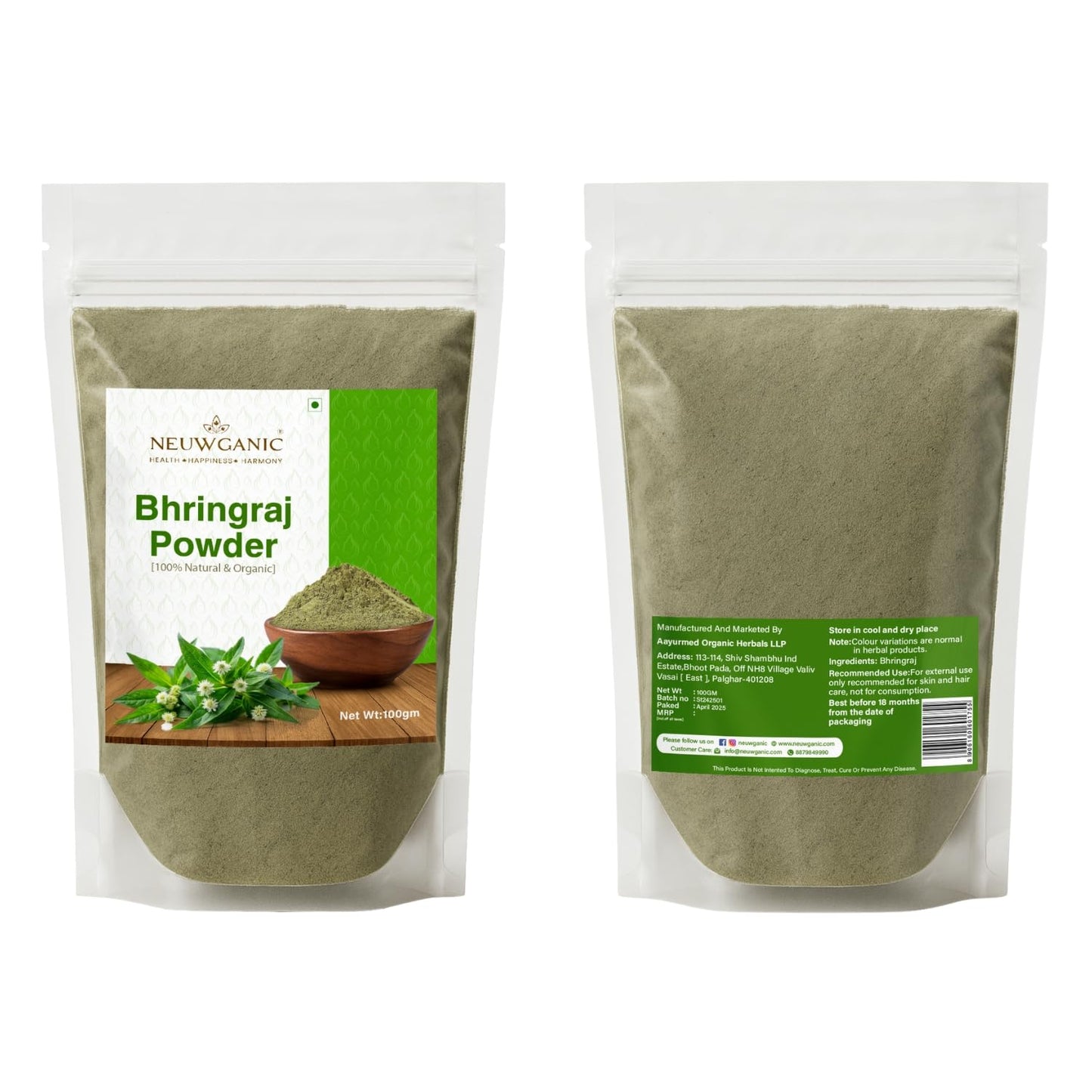 Herbal Hair Care Combo - Natural Hair Pack for Growth & Shine
