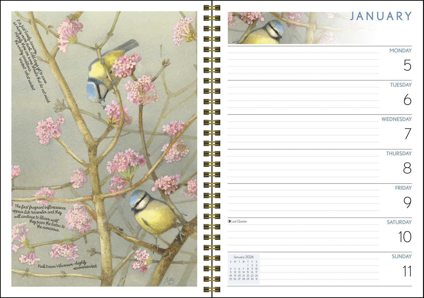 Marjolein Bastin Nature's Inspiration 12-Month 2026 Engagement Calendar 