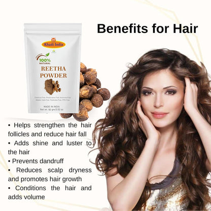 Natural Amla, Reetha & Shikakai Hair Care Powder - 300G