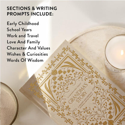 Grandma's Story: A Memory and Keepsake Journal for My Family (Heirloom Story Books and Guided Journals) 