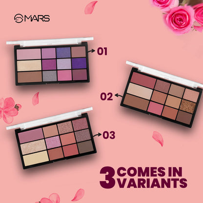 All-in-One Makeup & Eyeshadow Kit - 9 Shades + Blush, Bronzer, Highlighter
