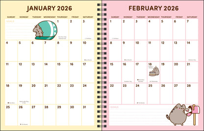 Pusheen 16-Month 2025-2026 Weekly/Monthly Planner Calendar: You Look Great 