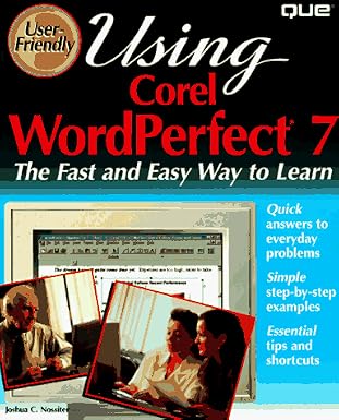 Using Corel WordPerfect Seven - Prevent, Detect, and Treat Your Sports Injuries Through the Latest Medical Techniques by Nossiter,
