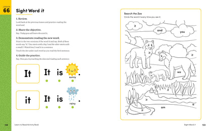 Learn to Read Activity Book: 101 Fun Phonics Lessons to Teach Your Child to Read (Phonics Makes Readers)