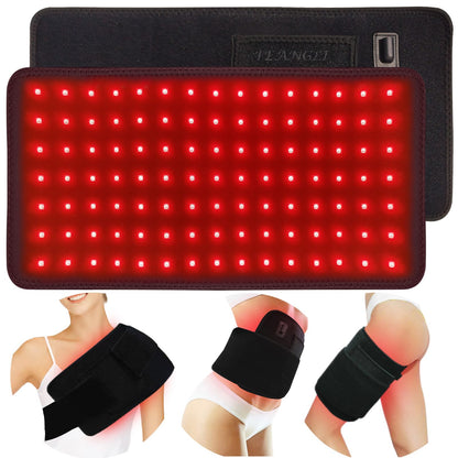 Red Light Therapy Band 120 LEDs 660nm 850nm Adjustable for Full Body Use