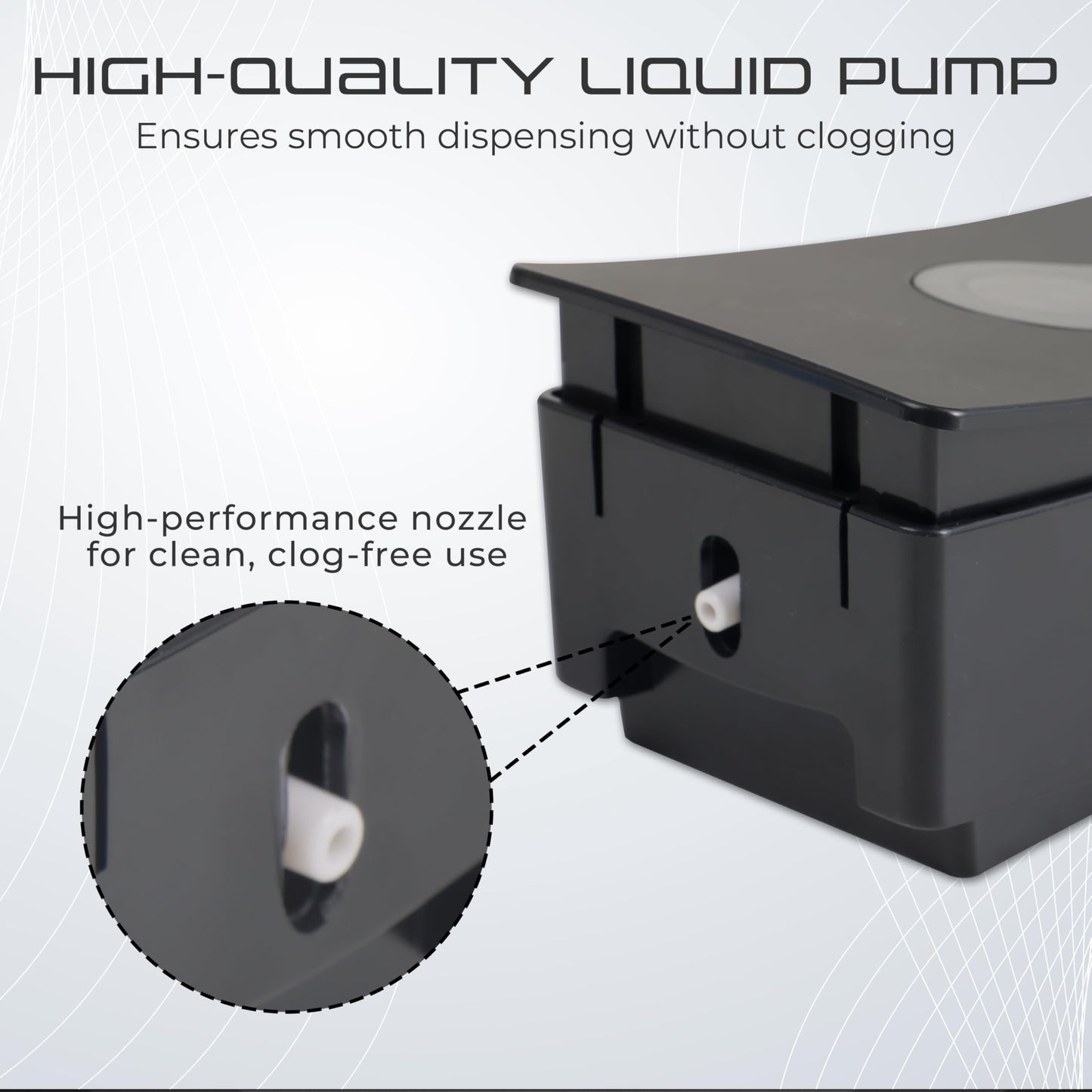 Manual Wall Mounted Soap Dispenser - Black - 200 ml - Durable ABS Material - Easy Installation