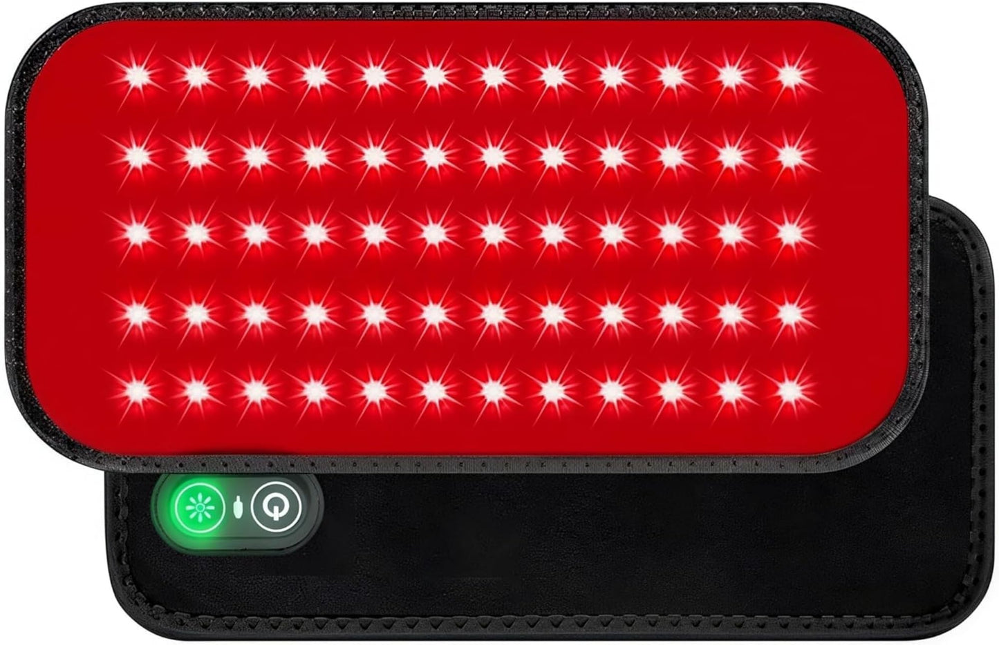 Red Light Therapy Belt with 60 LEDs, 660nm & 850nm, USB Powered, 10" x 5" for Back, Knee, Hands & Feet