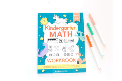 Kindergarten Math Workbook: Kindergarten and 1st Grade Workbook Age 5-7 | Homeschool Kindergarteners | Addition and Subtraction Activities + Worksheets 