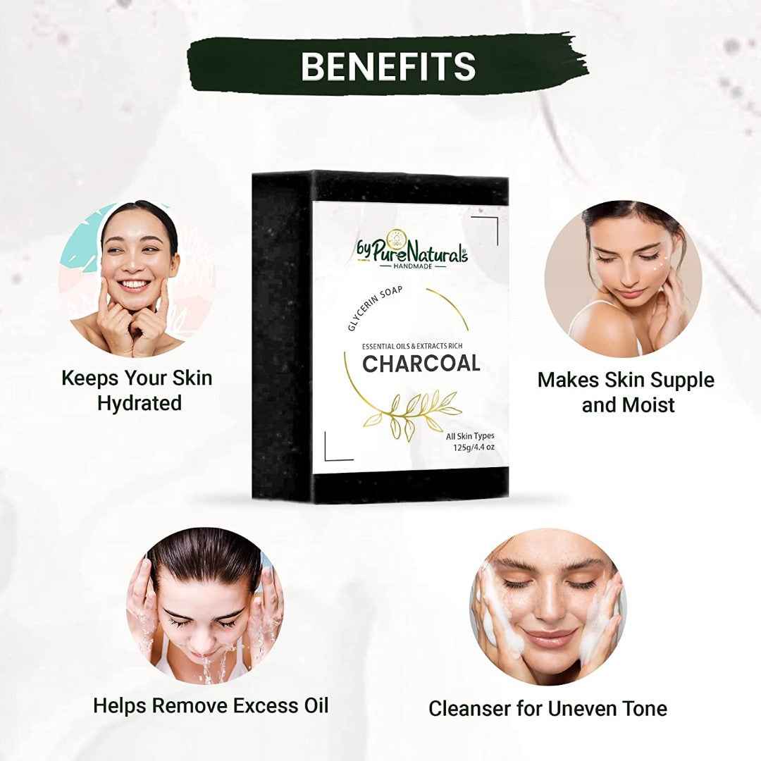 byPureNaturals Charcoal Soap