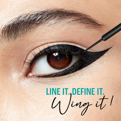 Liquid Black Eyeliner - Long Lasting Matte Waterproof Liner