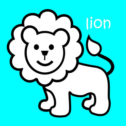 In The Line Colouring Book-Animals.