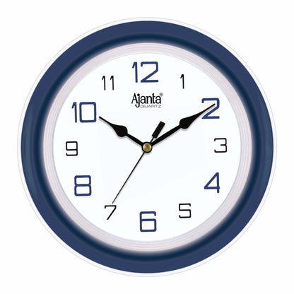 Ajanta Blue Abstract Analog Wall Clock 214x44x215 mm