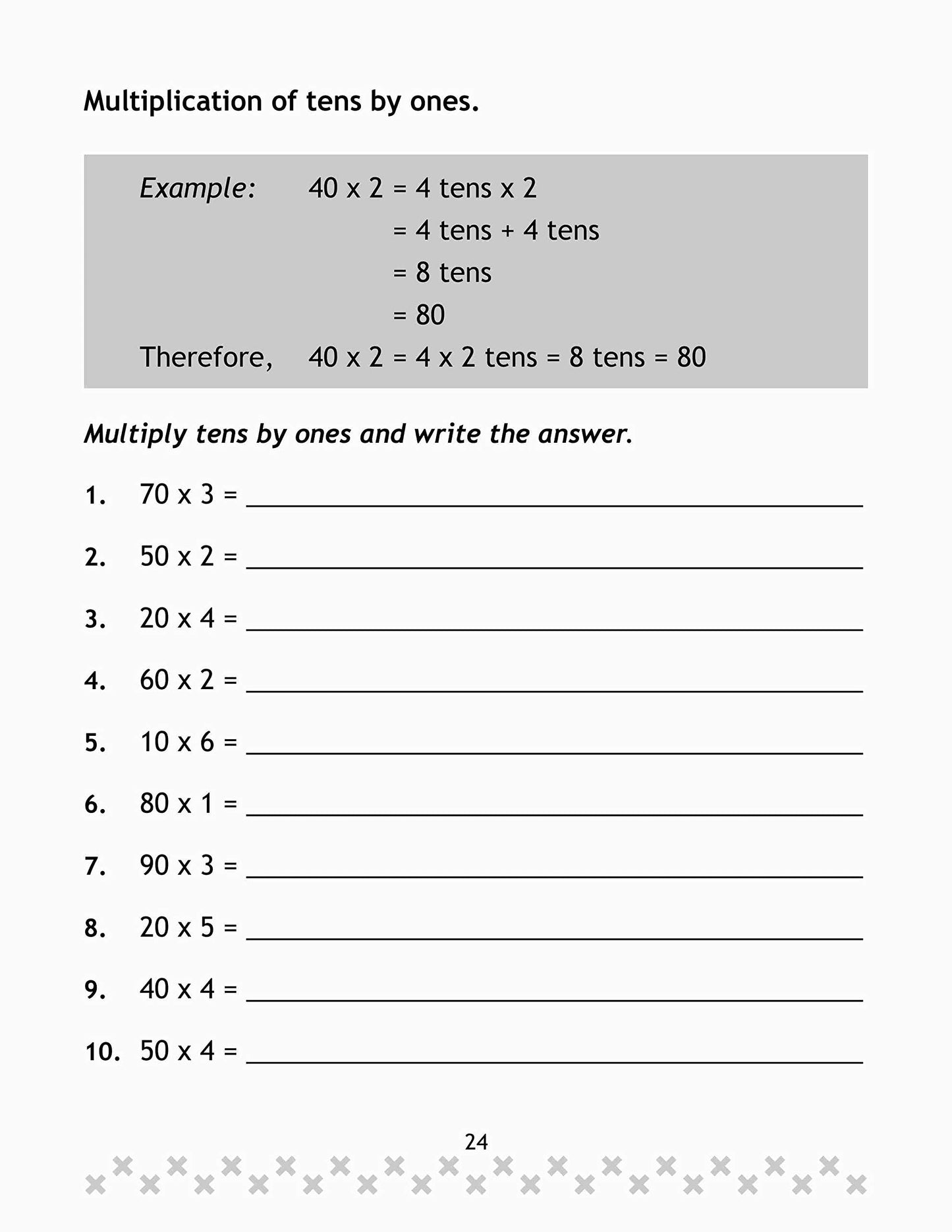 My Book Of Multiplication.