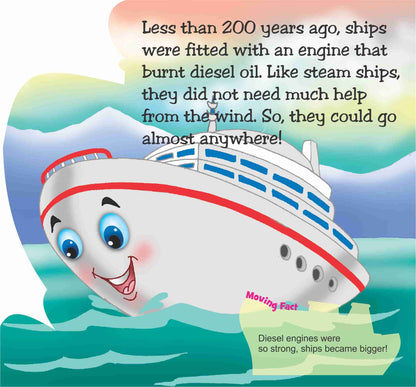 Flying Colours Cut Out Board Book - Ship