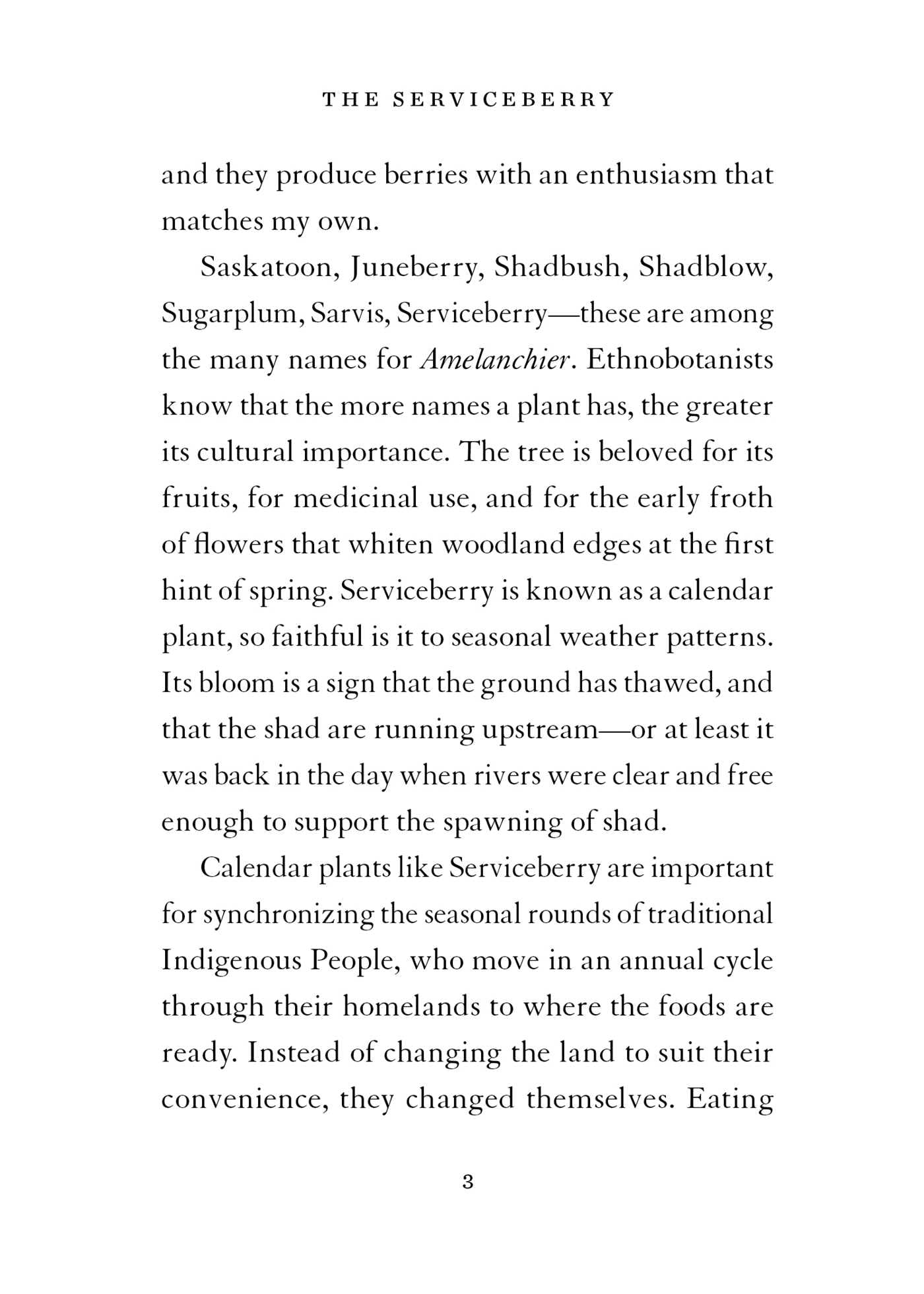 The Serviceberry: Abundance and Reciprocity in the Natural World 