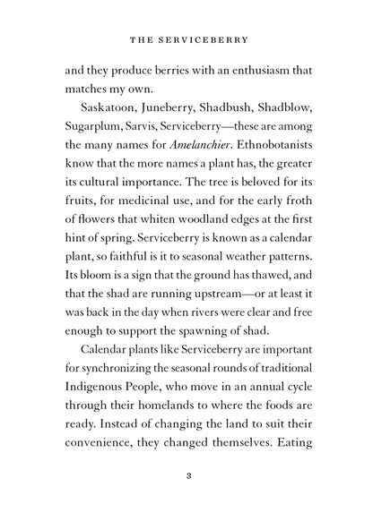 The Serviceberry: Abundance and Reciprocity in the Natural World 