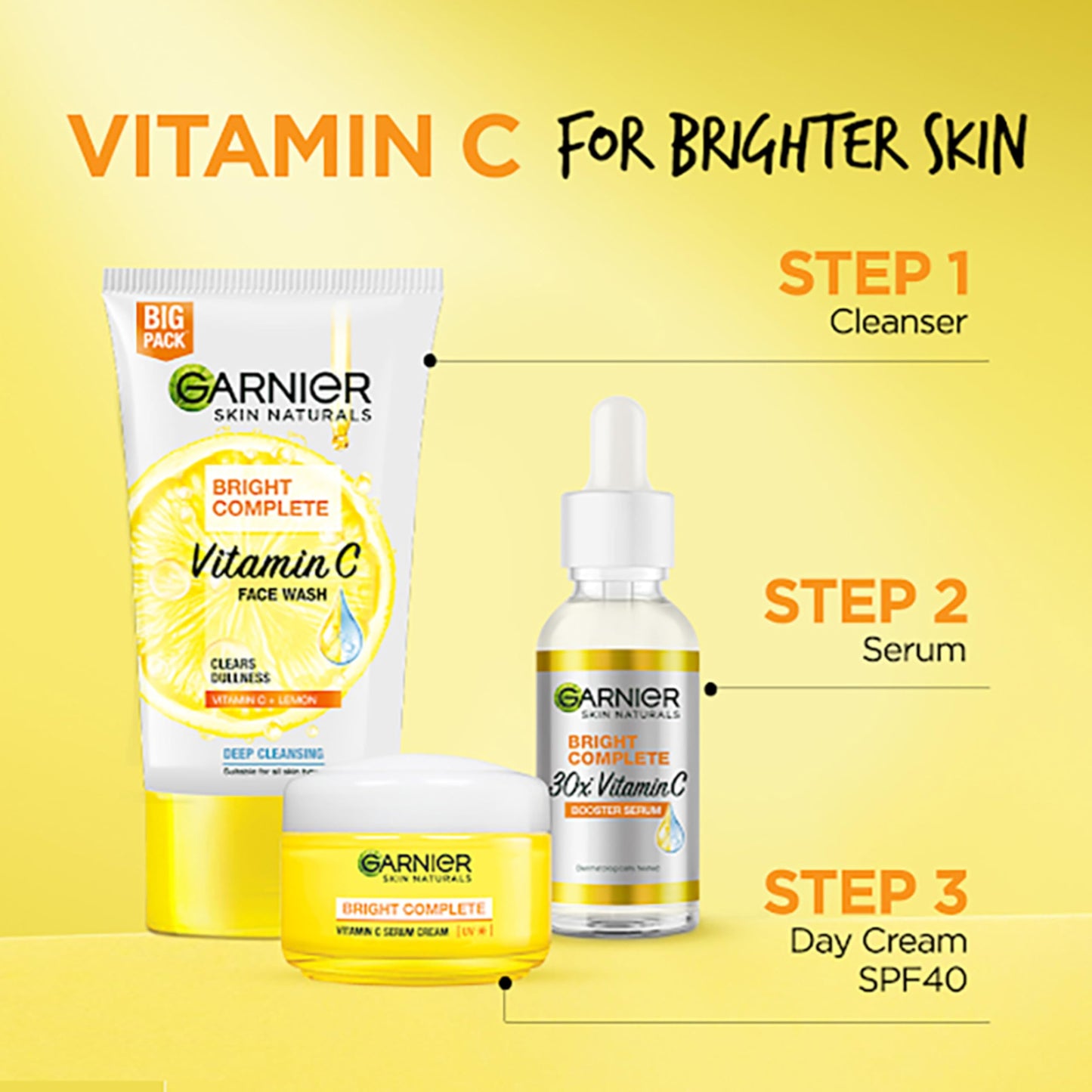 Bright Complete Vitamin C Face Wash - 150g for All Skin Types