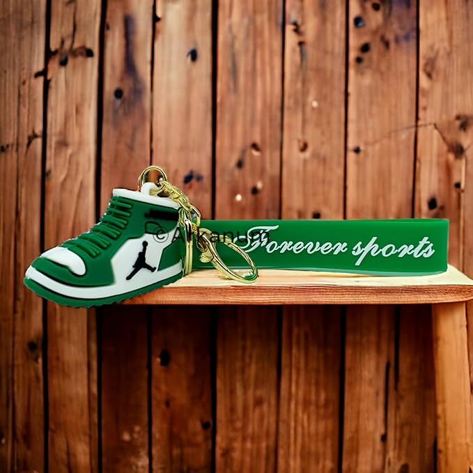 Nike Jordan Green Silicone Lanyard Keychain | Stylish Keychain |