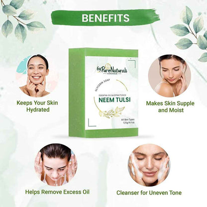 byPureNaturals Neem Tulsi Soap