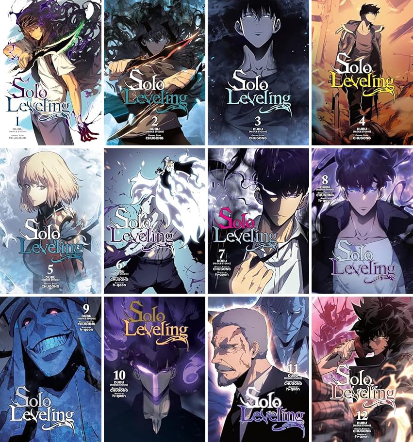 Solo Leveling Volumes 1–14 Manga Series Collection Set