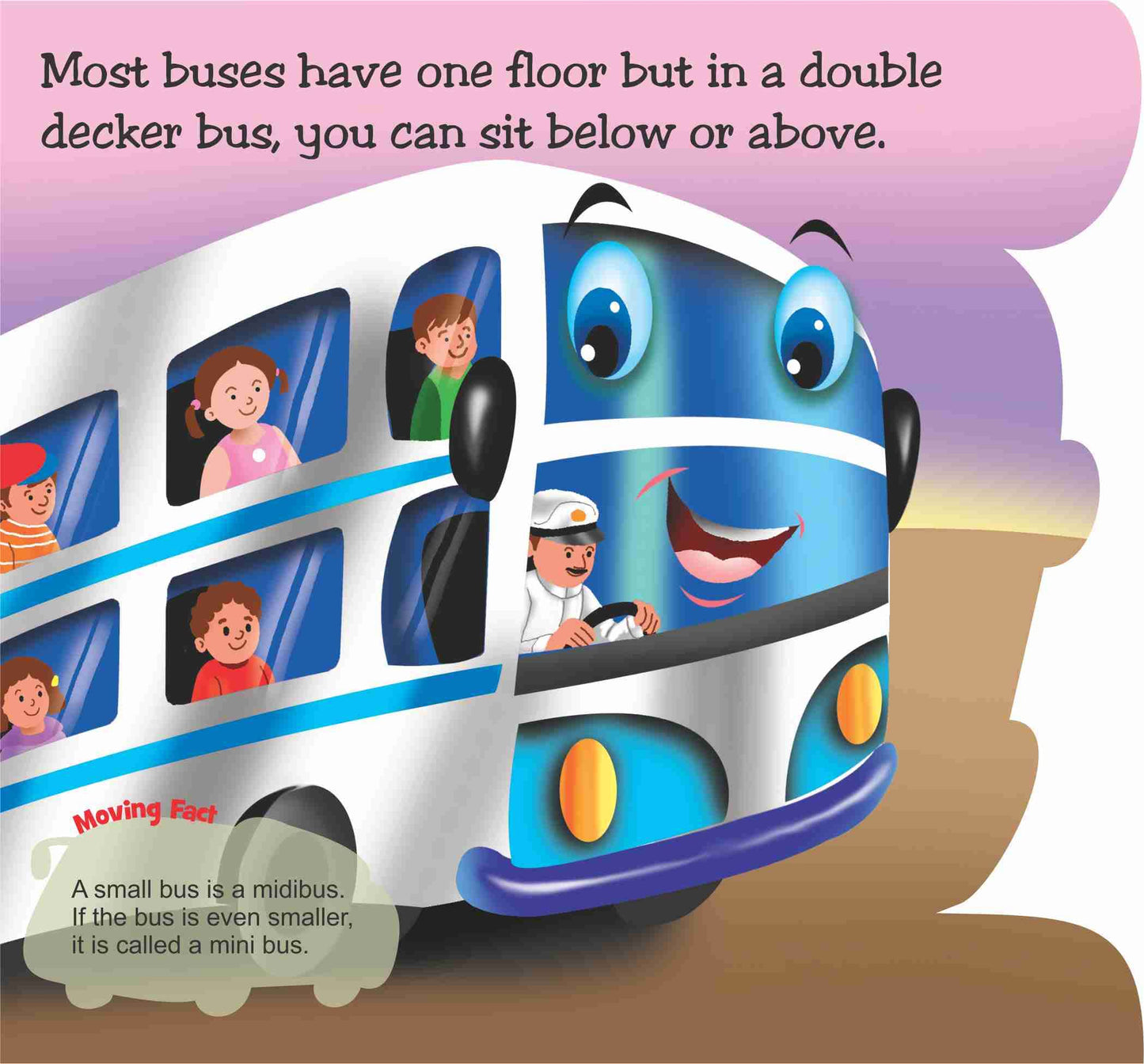 Flying Colours Cut Out Board Book - Bus